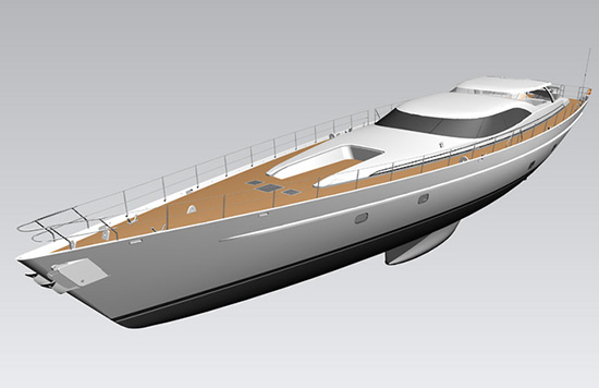 AY45 dubois superyacht rendering
